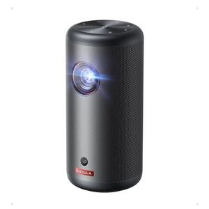 Nebula Portable Cylindrical Mini Projector in Black
